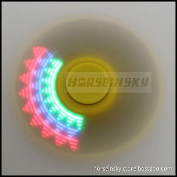 Novelty Design Fidget Spinner LED Colorful Words and Images Fidget Hand Spinner